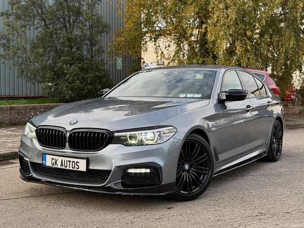 BMW 5-Series Saloon, Diesel, 2018, Blue