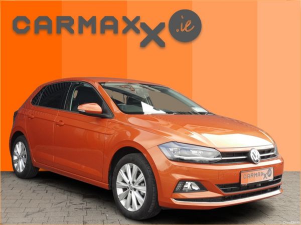 Volkswagen Polo Hatchback, Petrol, 2020, Orange