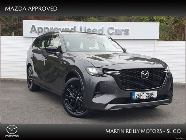 Mazda CX-80 SUV, Petrol Plug-in Hybrid, 2026, Grey