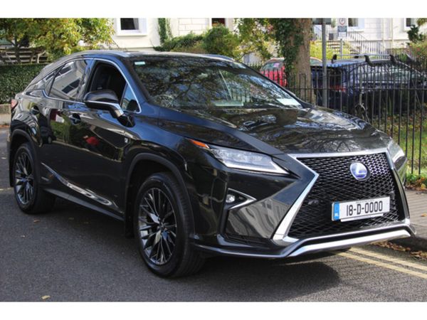 Lexus RX450H SUV, Petrol Hybrid, 2018, Black