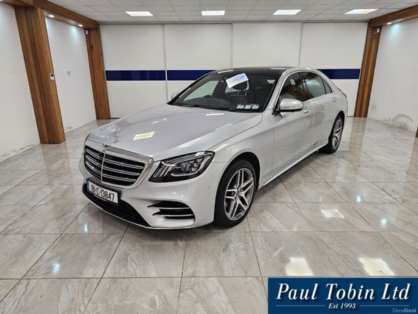Mercedes-Benz S-Class Saloon, Diesel, 2018, Silver