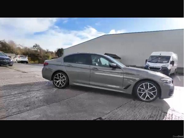 BMW 5-Series Saloon, Petrol Plug-in Hybrid, 2021, Grey