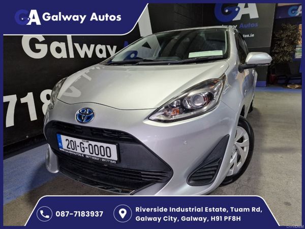 Toyota Aqua Hatchback, Petrol Hybrid, 2020, Silver