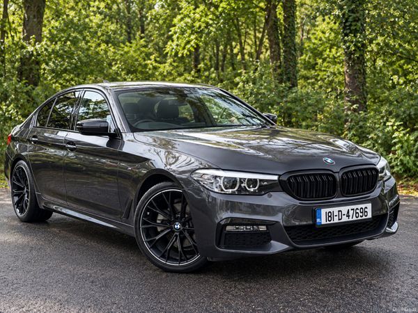 BMW 5-Series Saloon, Petrol, 2018, Grey