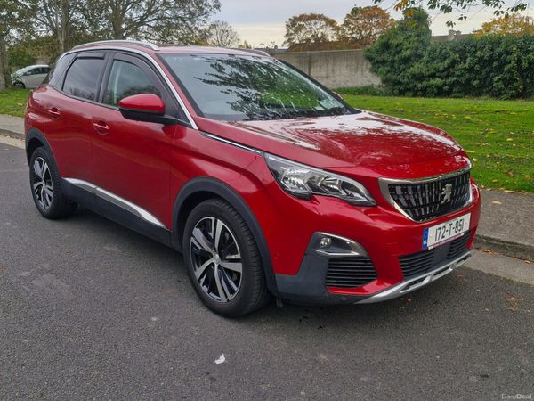 Peugeot 3008 SUV, Diesel, 2017, Red