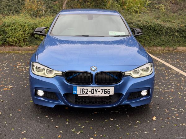 BMW 3-Series Saloon, Petrol Plug-in Hybrid, 2016, Blue