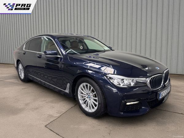 BMW 7-Series Saloon, Petrol Plug-in Hybrid, 2016, Blue