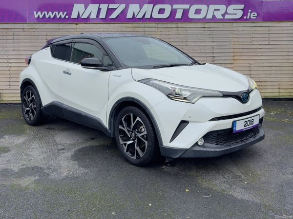 Toyota C-HR SUV, Petrol Hybrid, 2018, White