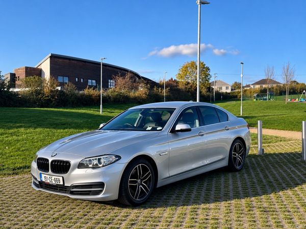 BMW 5-Series Saloon, Diesel, 2015, Silver