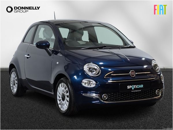 Fiat 500 Hatchback, Petrol, 2023, Blue