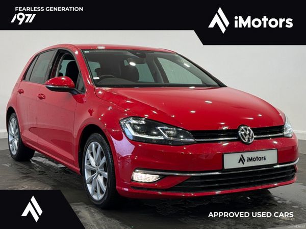 Volkswagen Golf Hatchback, Petrol, 2019, Red