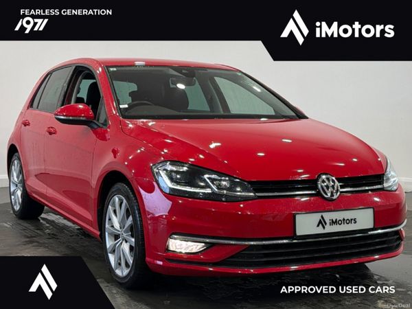 Volkswagen Golf Hatchback, Petrol, 2019, Red