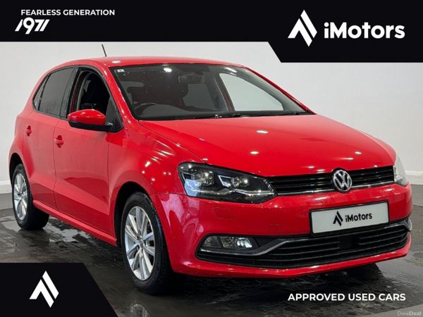 Volkswagen Polo Hatchback, Petrol, 2017, Red