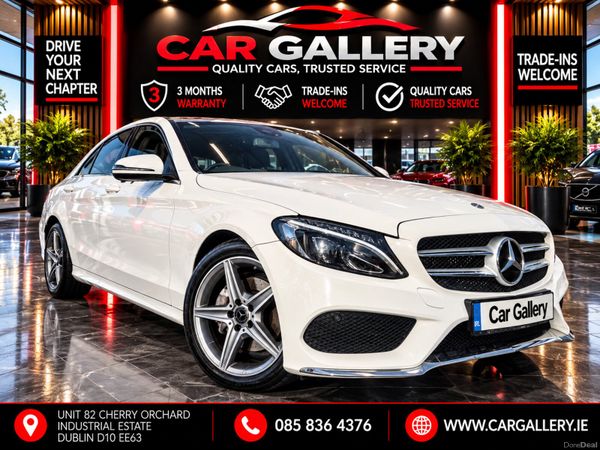 Mercedes-Benz C-Class Saloon, Diesel, 2019, White