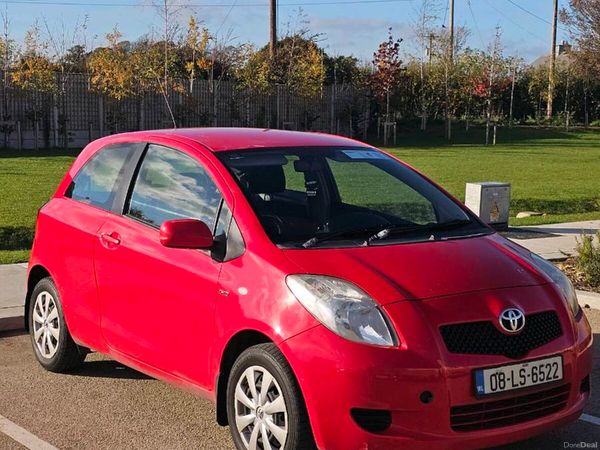 Toyota Yaris Hatchback, Diesel, 2008, Red