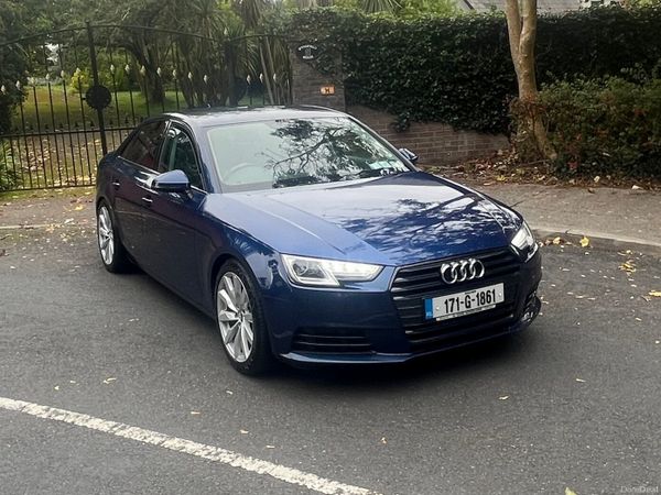 Audi A4 Saloon, Diesel, 2017, Blue