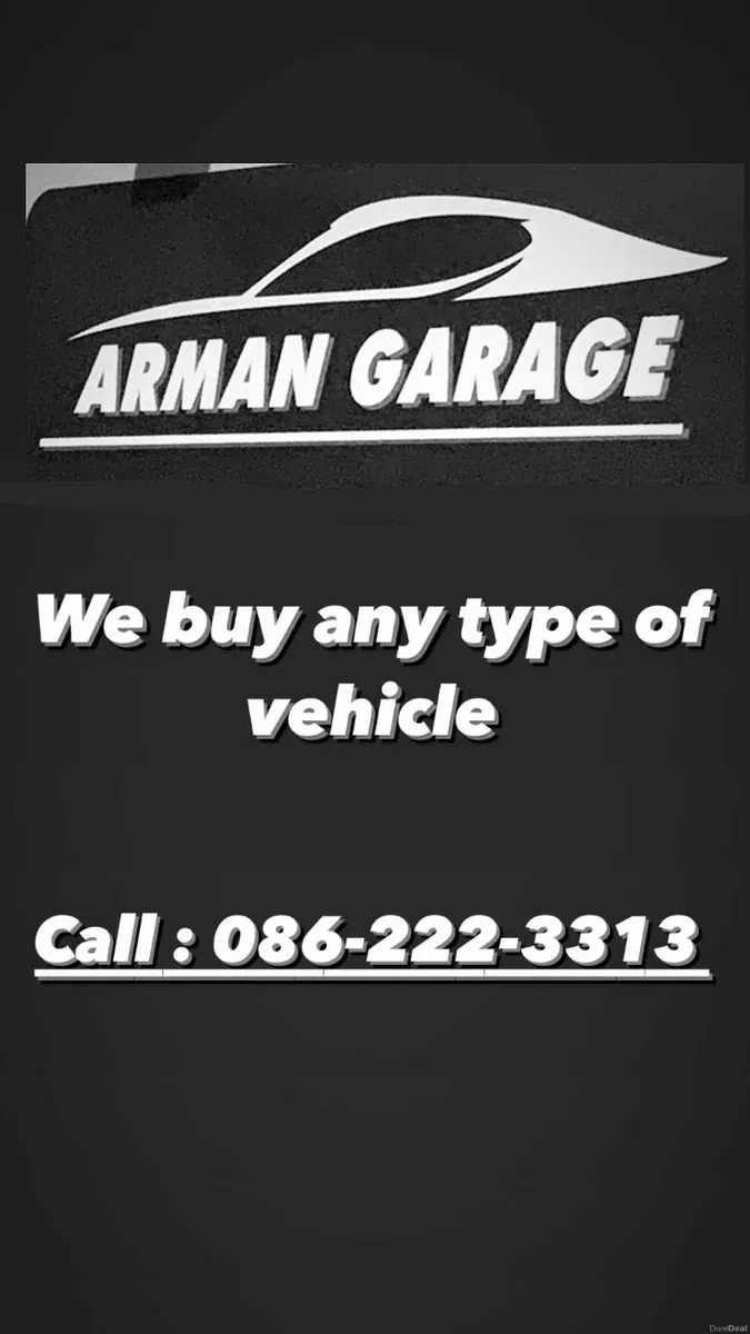 WE BUY ANY TYPE OF VEHICLES