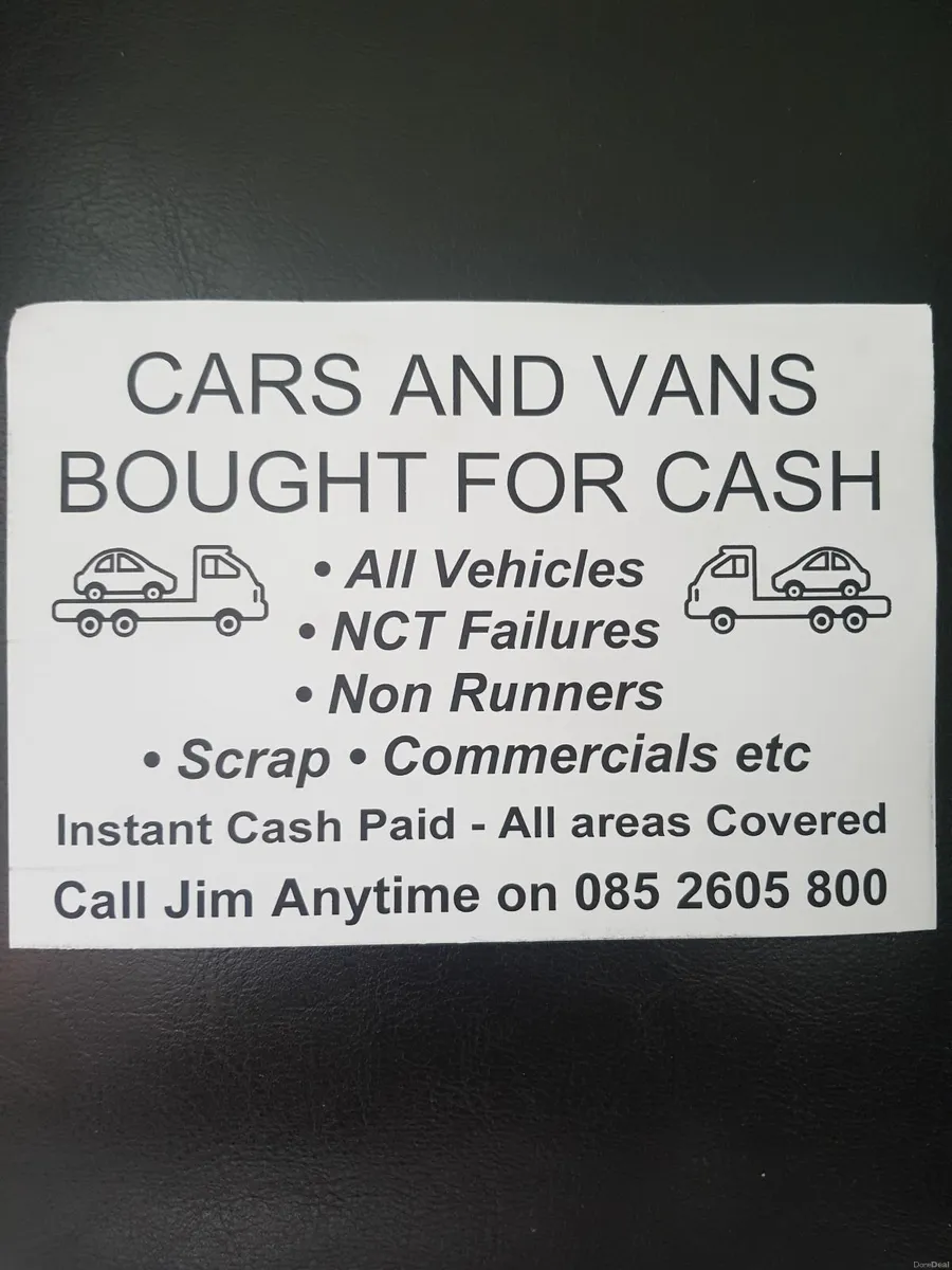 Scrap cars and vans limerick - Image 1