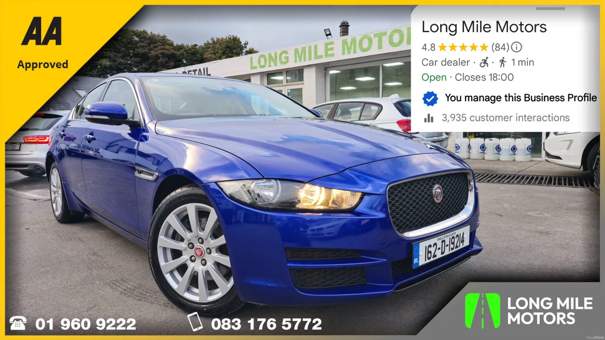 Jaguar XE 2016 AUTO 1 year warranty - Image 1