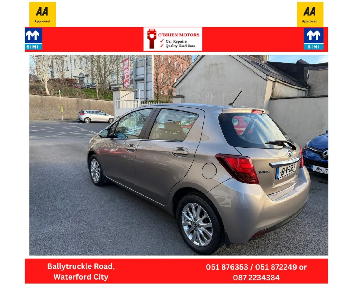 2015 Toyota Yaris  1 LTR 5 Door Hatchback, Petrol, - Image 2