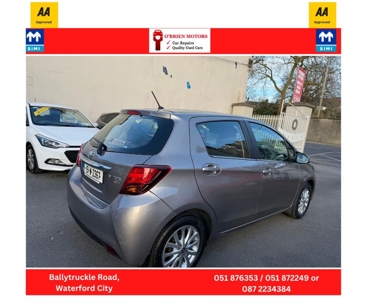 2015 Toyota Yaris  1 LTR 5 Door Hatchback, Petrol, - Image 4