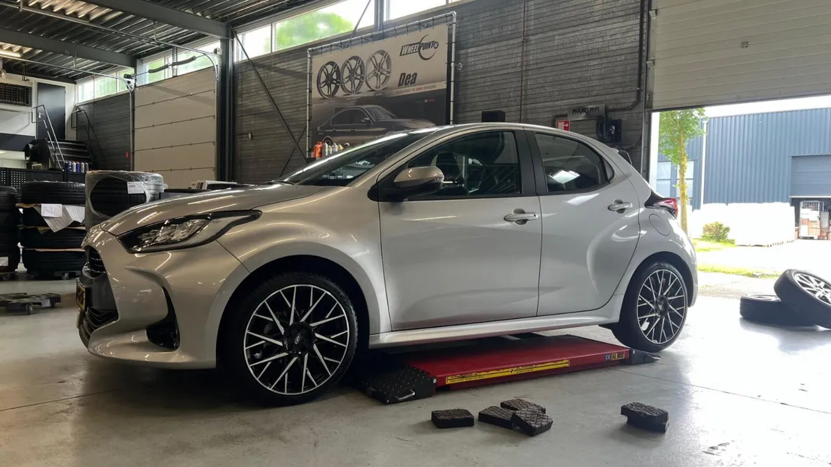 Toyoya Yaris alloy wheels by Route 66 - Image 1