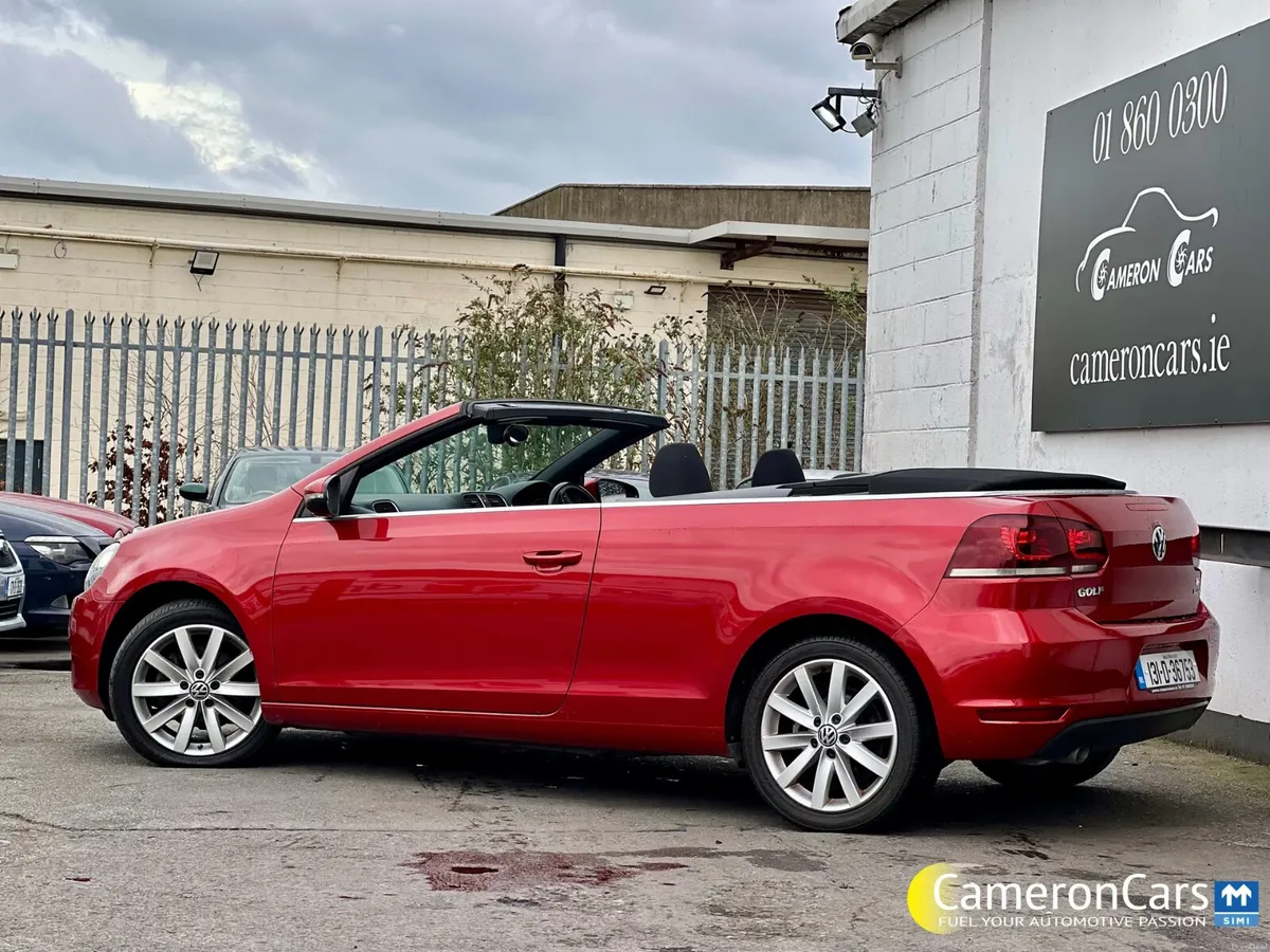 VOLKSWAGEN GOLF CABRIOLET RUBY RED STUNNING - Image 3