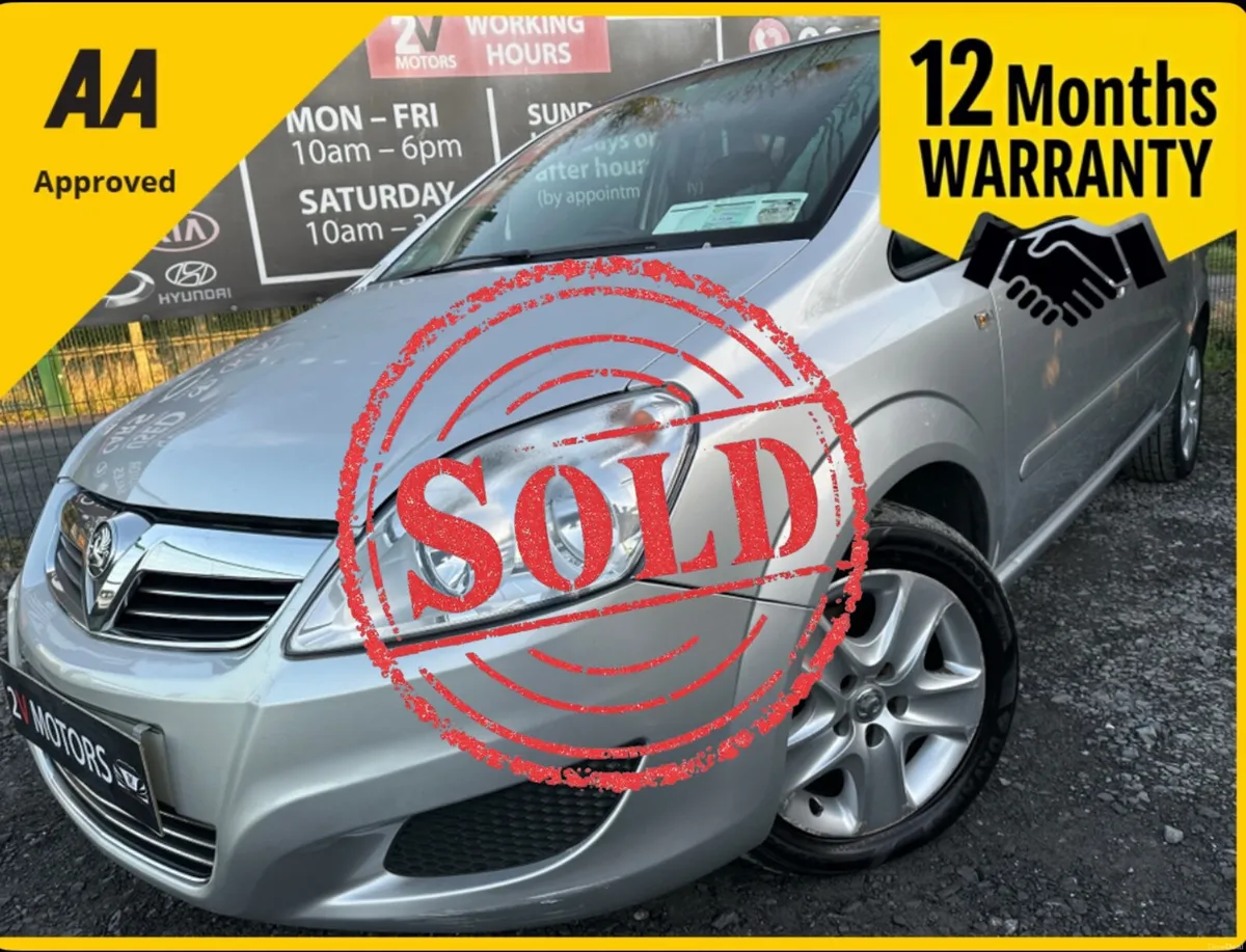 🔵 Opel/Vauxhall Zafira 1.8 EXCLUSIVE VVT-I - Image 1