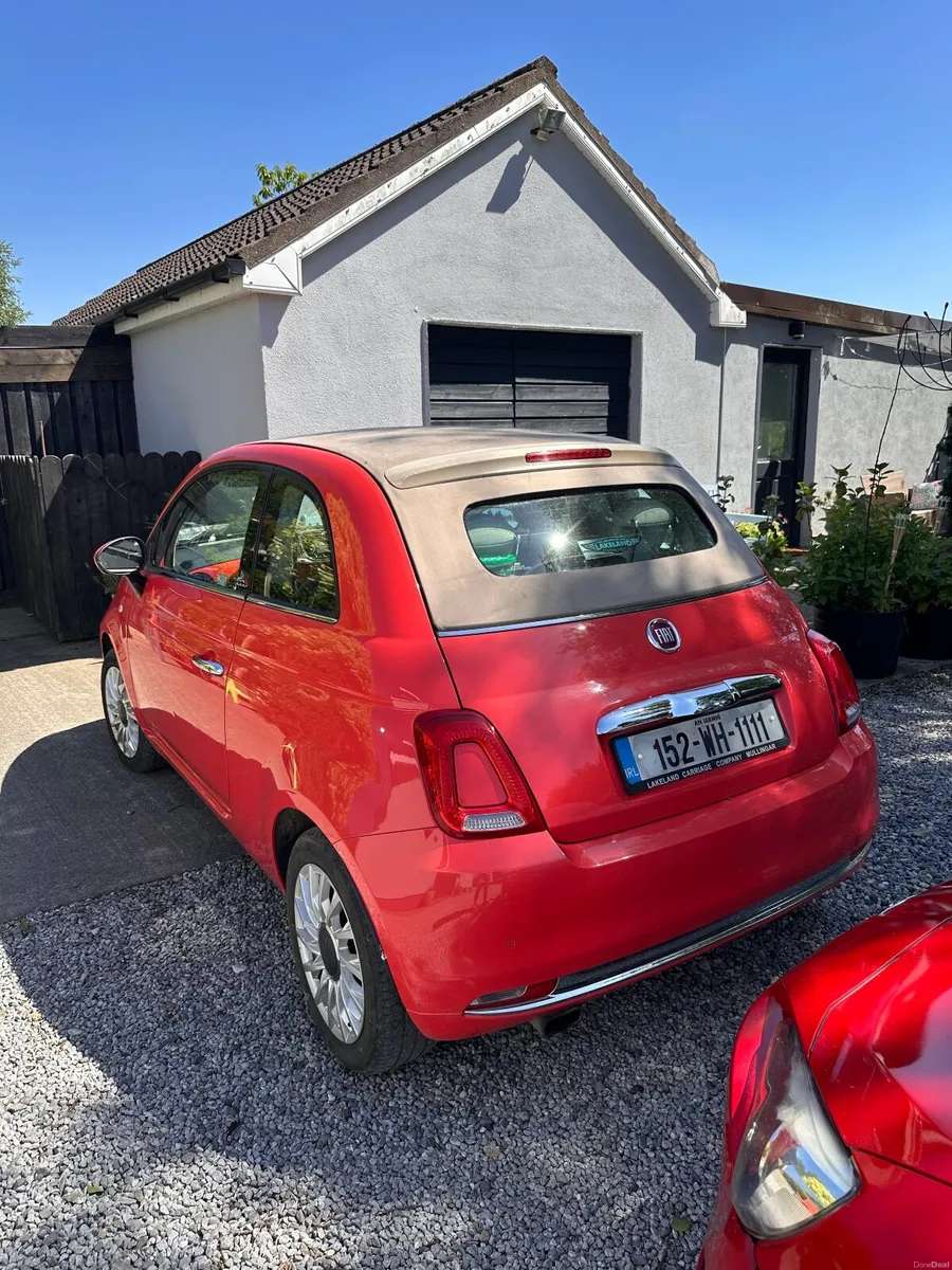 Fiat 500 convertible 2015 - Image 1