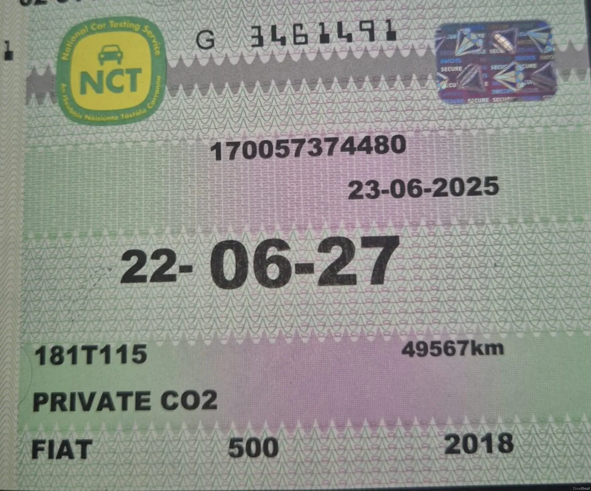 Fiat 500 2018 *SPORT 1.2* NCT 26 TAX 25 - Image 3