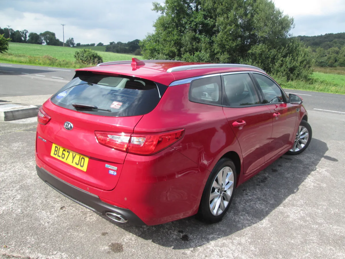 2018  KIA  OPTIMA  1.7  CRDI  2  5DR  ESTATE  (RED - Image 4