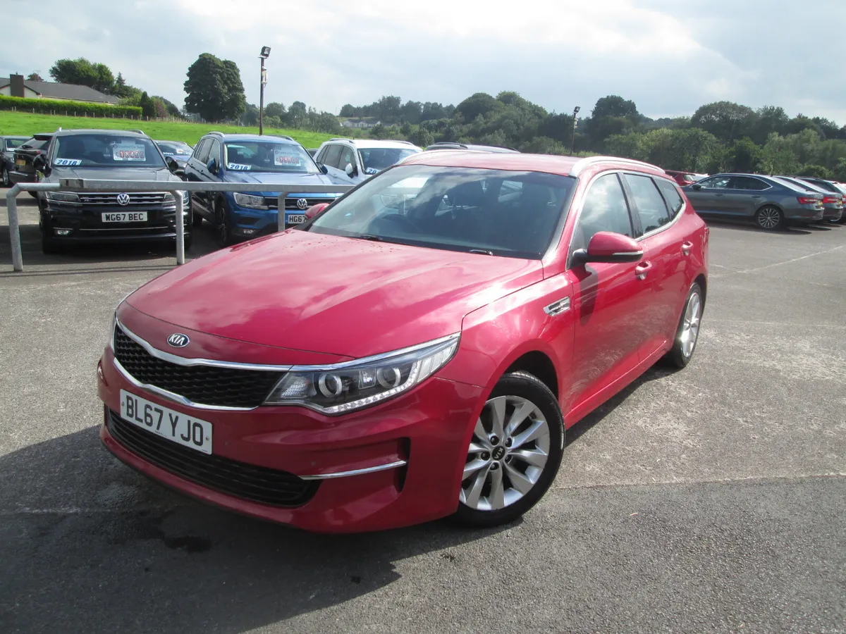 2018  KIA  OPTIMA  1.7  CRDI  2  5DR  ESTATE  (RED - Image 2