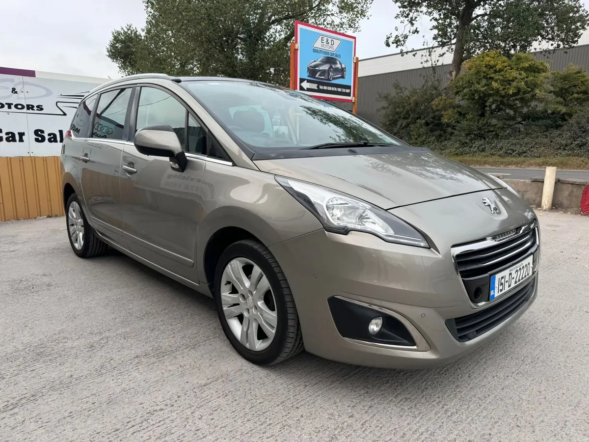 151 Peugeot 5008 1.6D High Spec Low Miles Warranty - Image 1