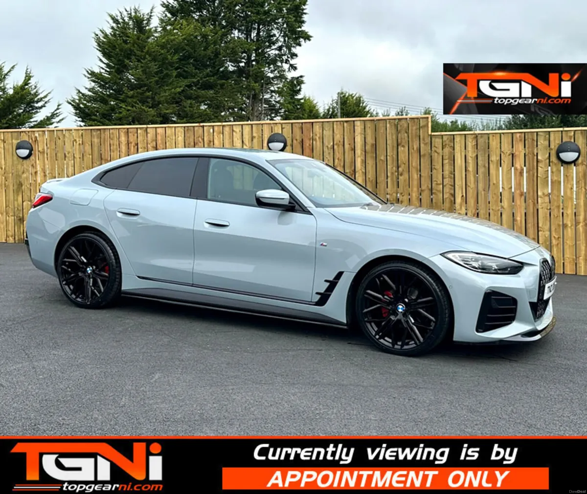 Feb 2022 BMW 4 Series 420d MHT M Sport 5dr NI CAR - Image 1