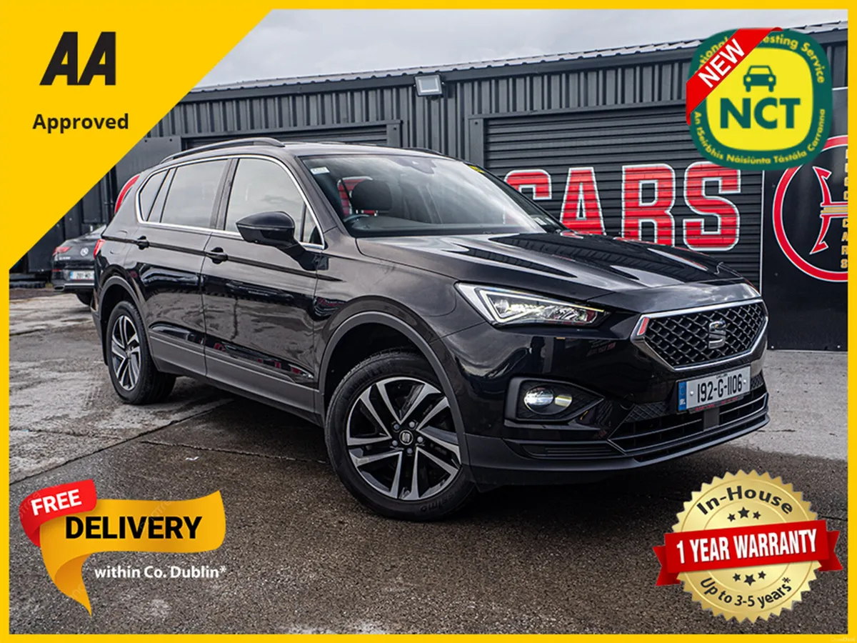 192 Tarraco 2.0tdi 7-seater/FSH/New NCT/2026 PRICE - Image 1