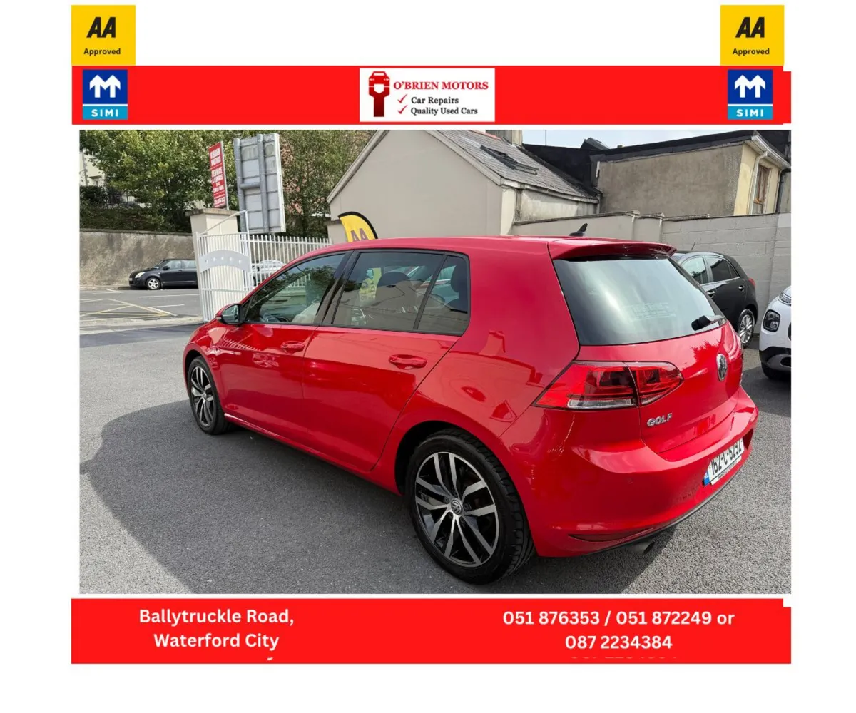 2016 Volkswagen Golf, 1.2 Turbo Petrol, Red - Image 4