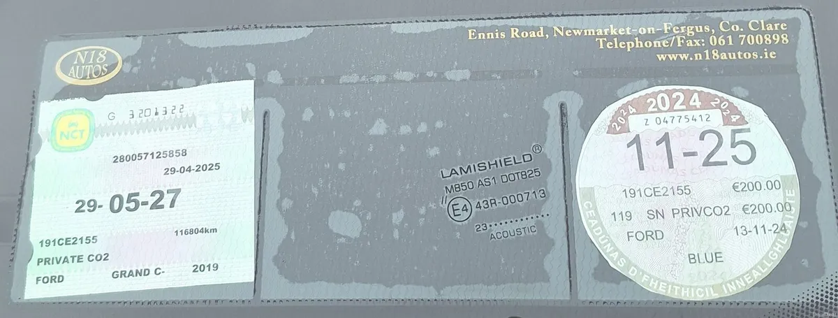 191 Ford Grand C-Max 1.0 7 Seater NCT & Tax - Image 2