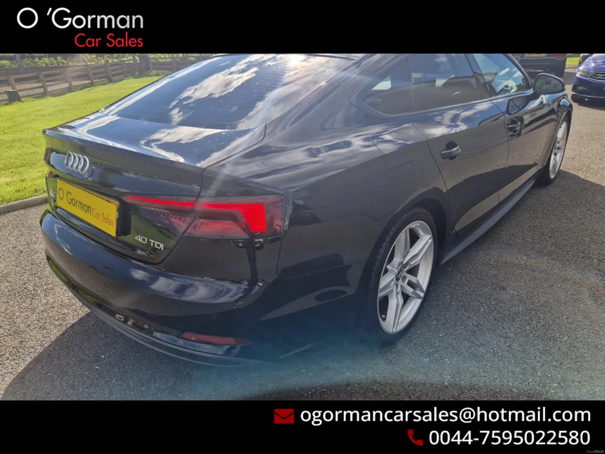 Audi A5 S LINE 40 TDI S-A SPORTBACK LOW MILES - Image 2