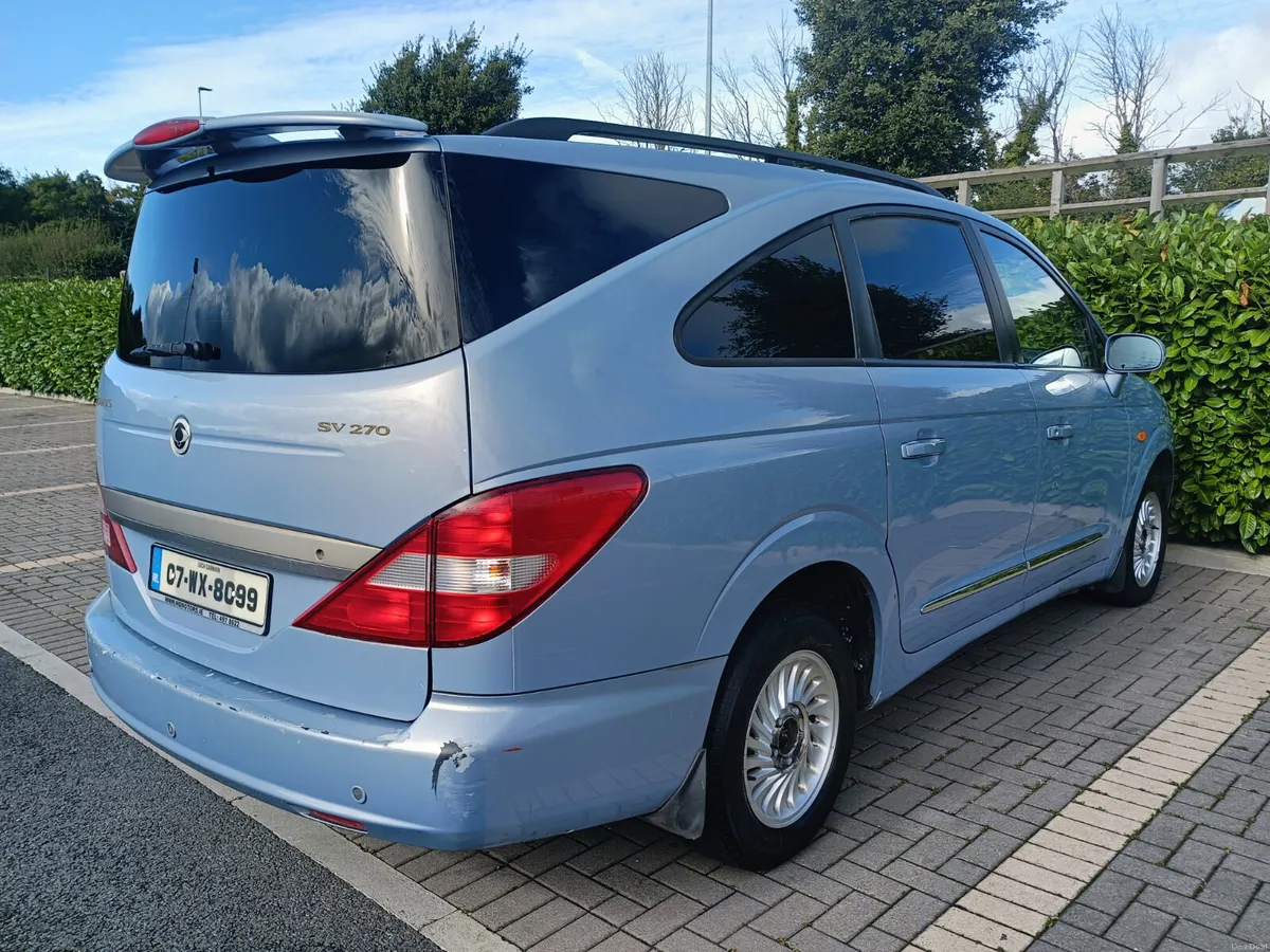 SSANGYONG RODIUS 2.7 DIESEL COMMERCIAL €333 TAX - Image 6
