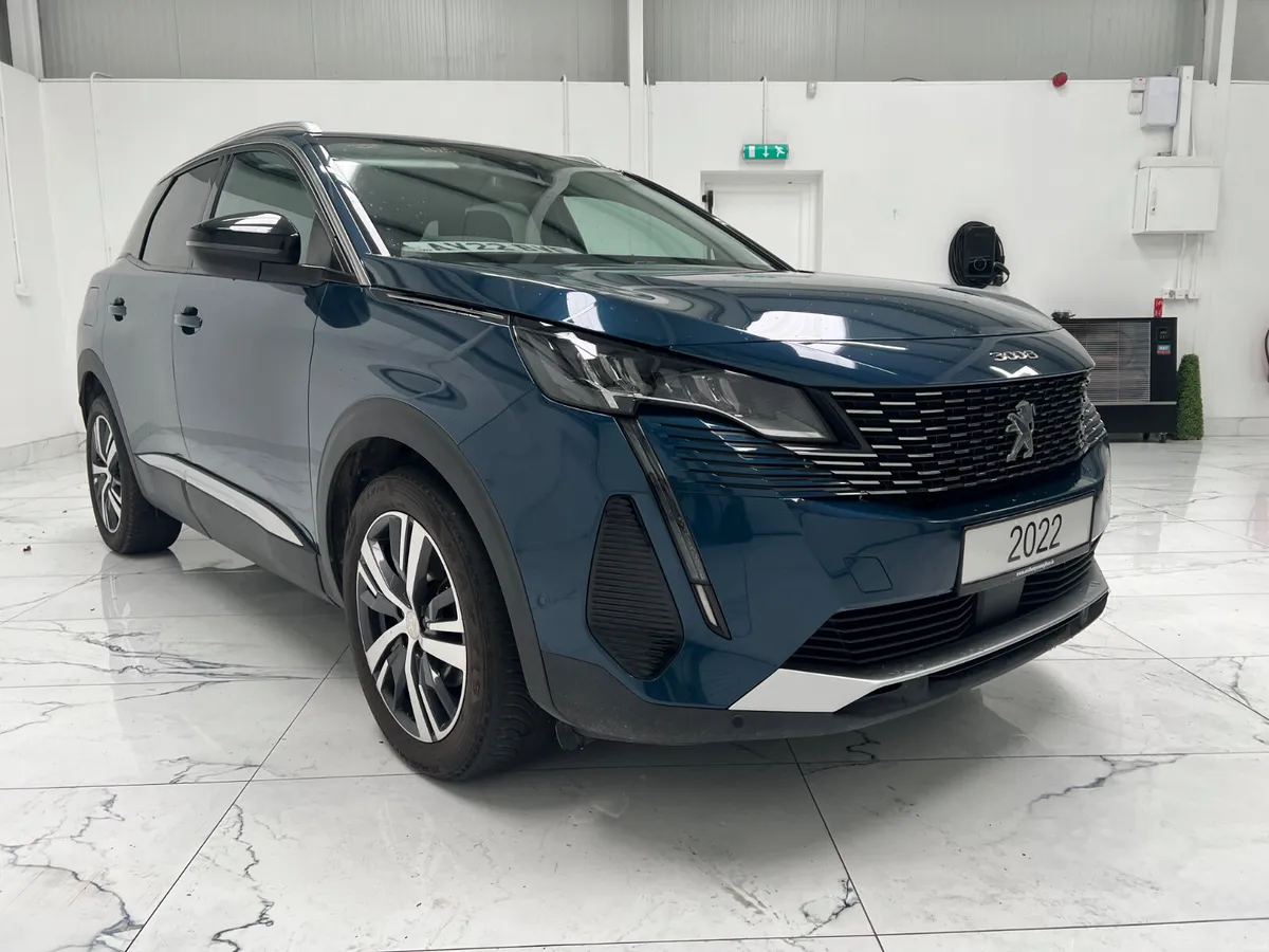Peugeot 3008 2022 (221 reg) blue hdi  Allure Premi - Image 2