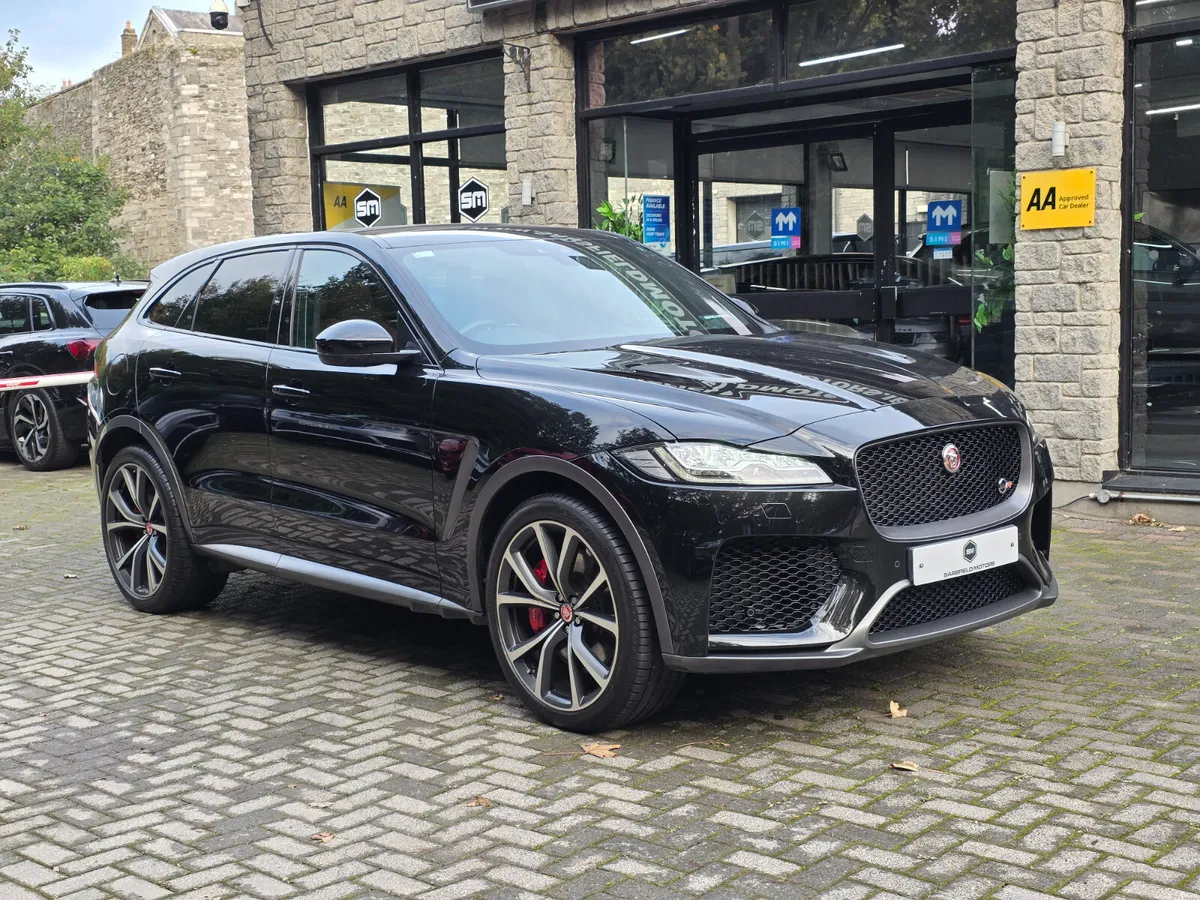 2019 JAGUAR F PACE 5.0 SVR S/C 550 BHP AUTO. - Image 3