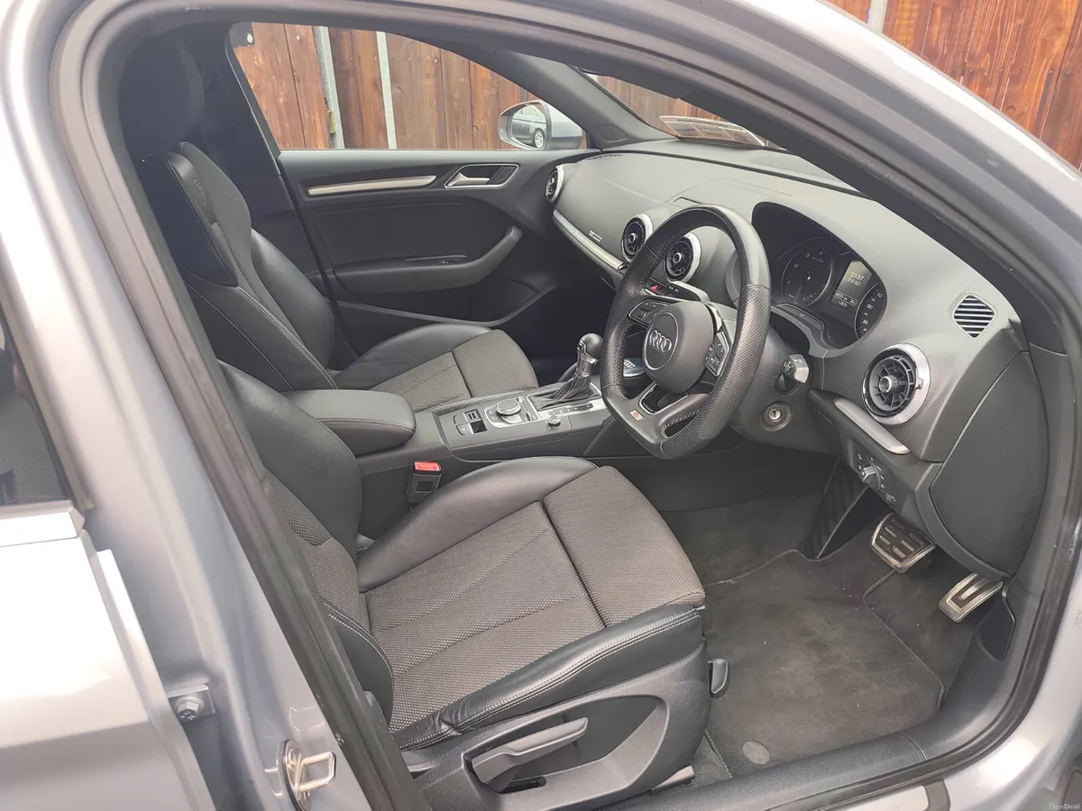 Audi A3 S line auto low km Irish car from new 2018 - Image 4