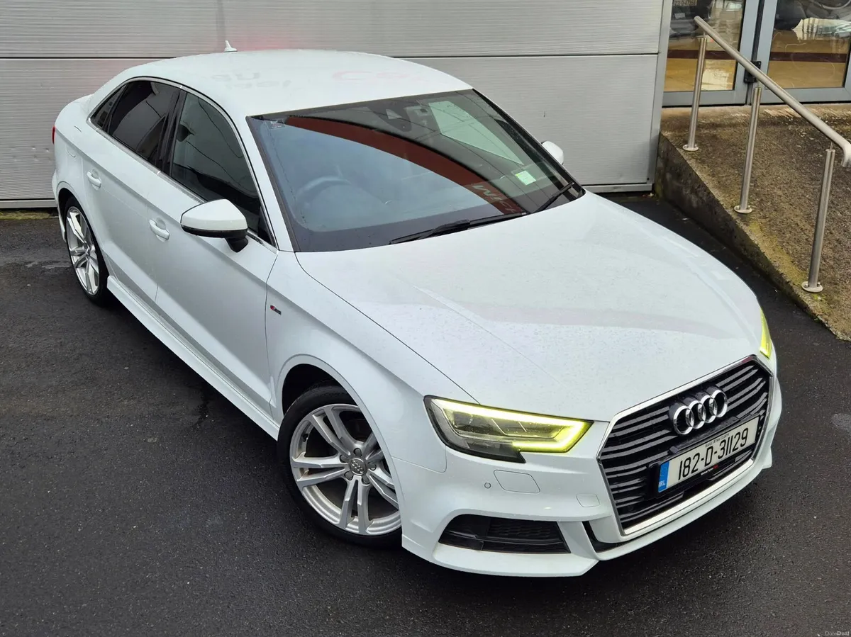 2018 Audi A3 1.4 S Line Petrol Saloon Auto, 18" - Image 3