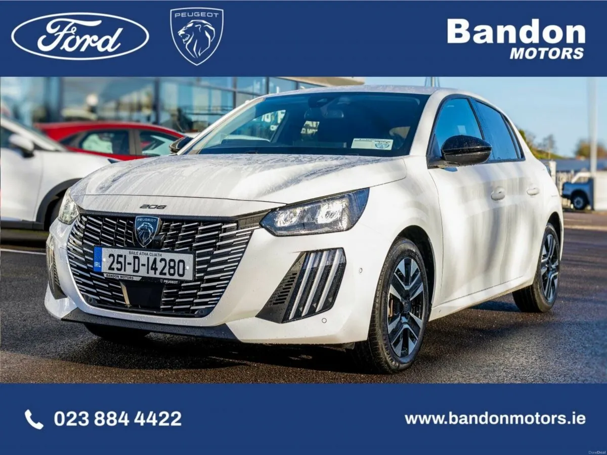 Peugeot 208 2025 Peugeot 208 White. 1.2 MHEV Puret - Image 2
