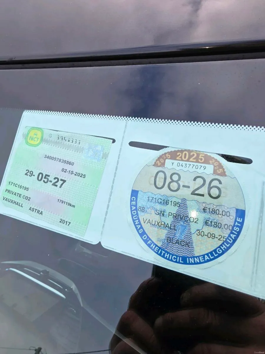 Opel astra 2017 1.6diesel new nct 05/27 tax 08/26 - Image 3