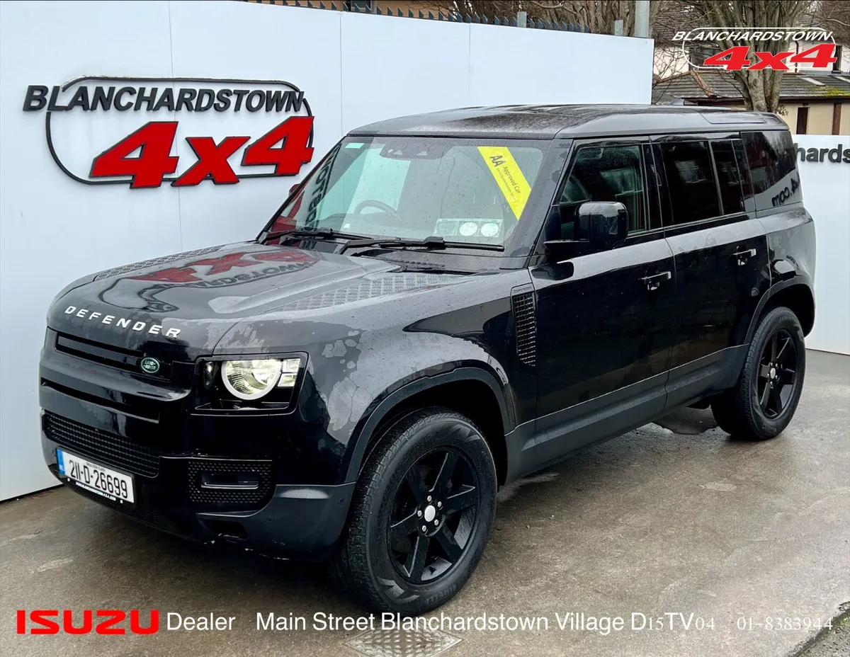 LR DEFENDER 110 D250 BLACK 2 SEAT COMMERCIAL VAT - Image 1