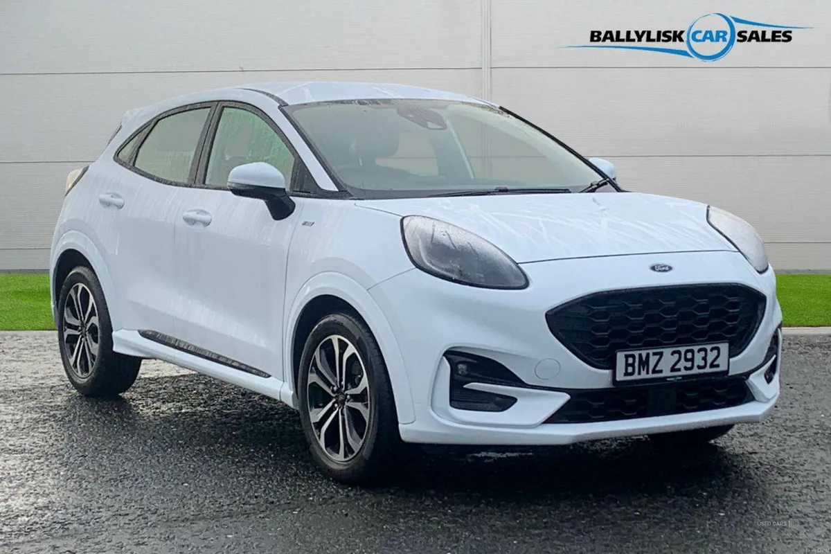 Ford Puma 1.0T 125PS ST-Line in White with 23K - Image 1
