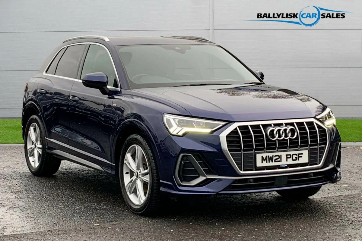 Audi Q3 1.5 TFSI 35 S line S Tronic in Blue with 3 - Image 1