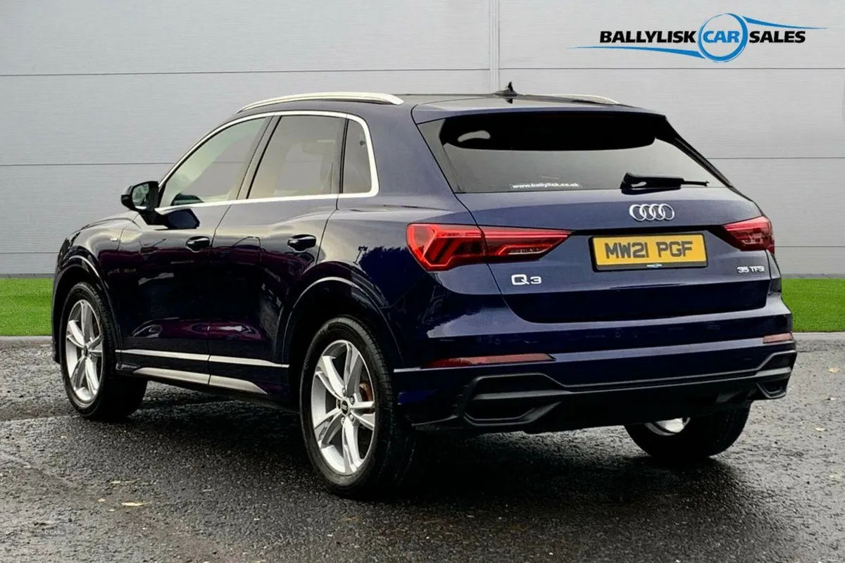 Audi Q3 1.5 TFSI 35 S line S Tronic in Blue with 3 - Image 2