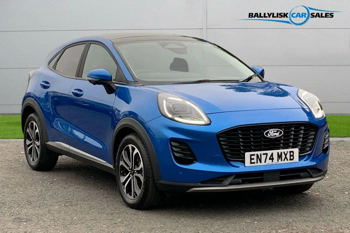 Ford Puma 1.0T 125PS Titanium Auto in Blue with ££ - Image 1